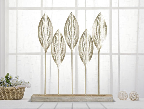 Scultura Shot Leaf cm 47x10x52,5