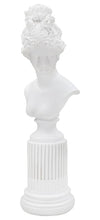 Scultura Statua Woman C/Piedistallo cm 11x10,5x35,5 (2)