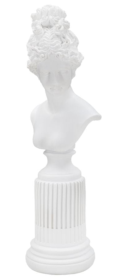 Scultura Statua Woman C/Piedistallo cm 11x10,5x35,5 (2)