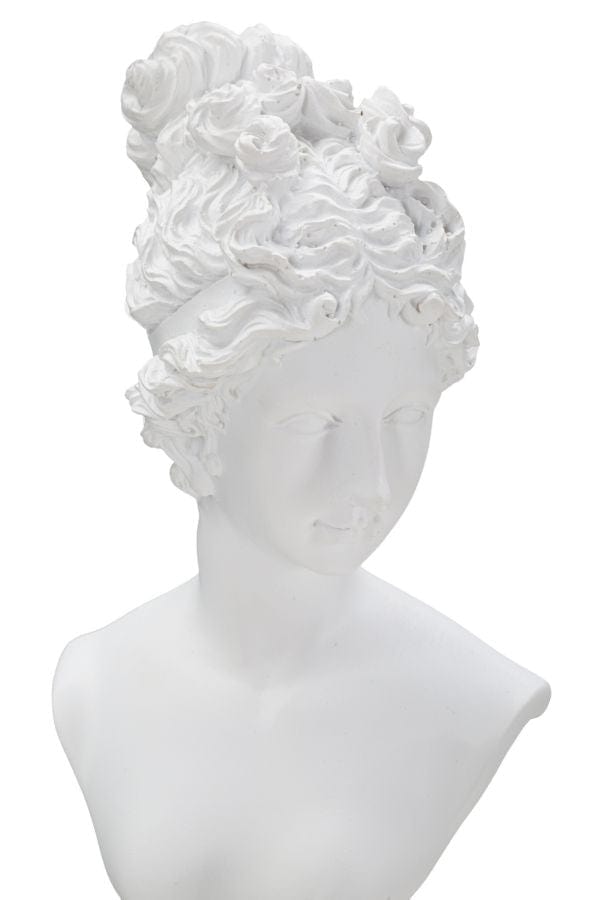 Scultura Statua Woman C/Piedistallo cm 11x10,5x35,5 (3)