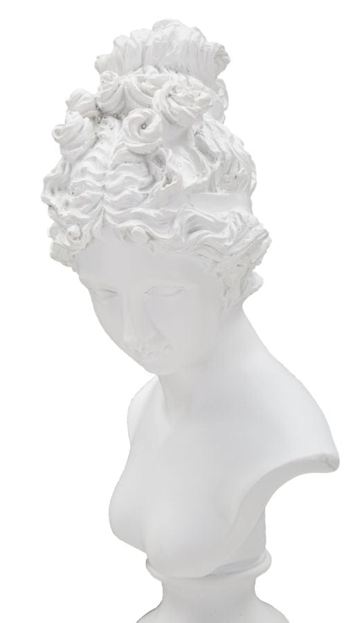 Scultura Statua Woman C/Piedistallo cm 11x10,5x35,5 (4)