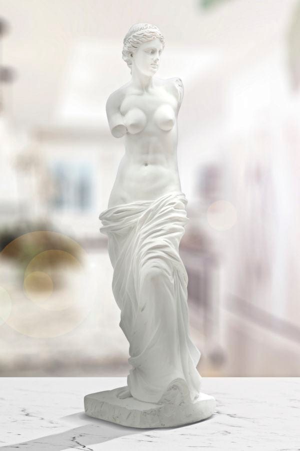 Scultura Statua Woman cm 14x12x49 (5)
