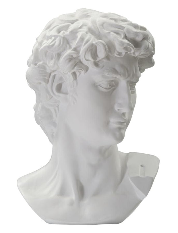 Scultura Testa Antica Bianca cm 44x35,5x60 (2)