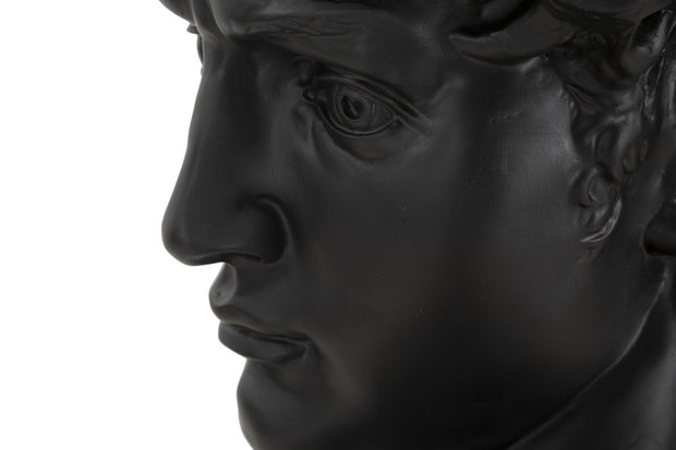 Scultura Testa Antica Nera cm 44x35,5x60 (3)