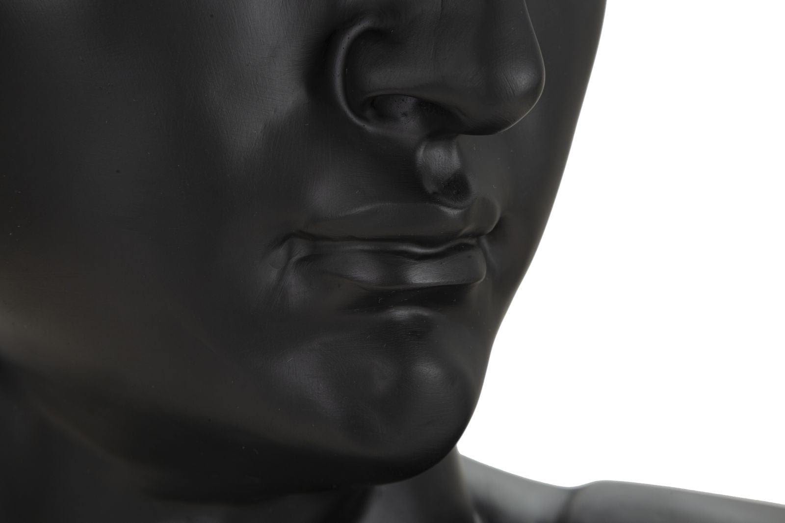 Scultura Testa Antica Nera cm 44x35,5x60 (4)