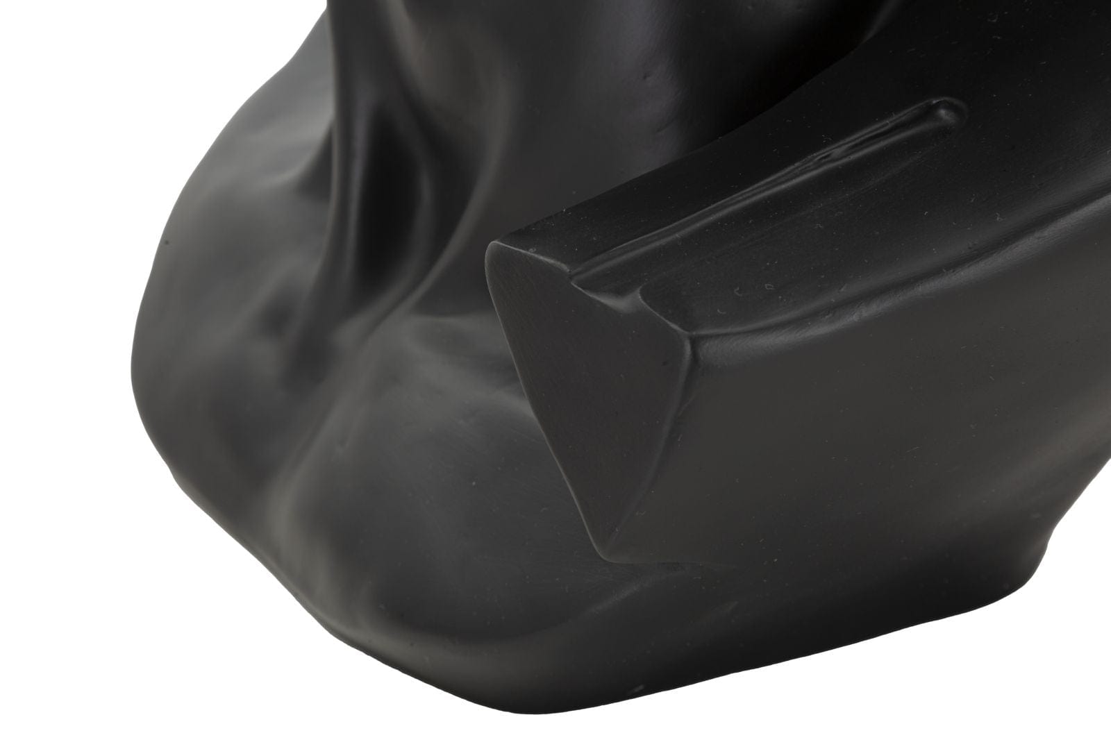 Scultura Testa Antica Nera cm 44x35,5x60 (5)