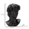 Scultura Testa Antica Nera cm 44x35,5x60 (6)