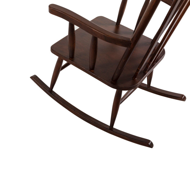 Sedia a dondolo in legno Albero 45 Noce (3)