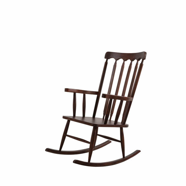 Sedia a dondolo in legno Albero 45 Noce (4)