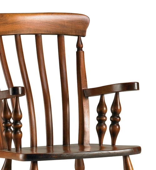 Sedia a dondolo in legno Vintage Noce (1)