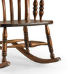 Sedia a dondolo in legno Vintage Noce (2)