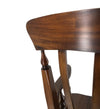 Sedia a dondolo in legno Vintage Noce (3)