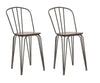 Sedia Bar Harlem 54x45x102 Set 2Pz (Altezza Seduta cm 61)