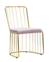 Sedia Cage Rosa cm 47x56x82 Set 2 Pz (Altezza Seduta cm 45)