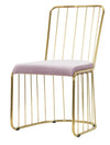 Sedia Cage Rosa cm 47x56x82 Set 2 Pz (Altezza Seduta cm 45) (2)