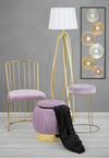 Sedia Cage Rosa cm 47x56x82 Set 2 Pz (Altezza Seduta cm 45) (7)