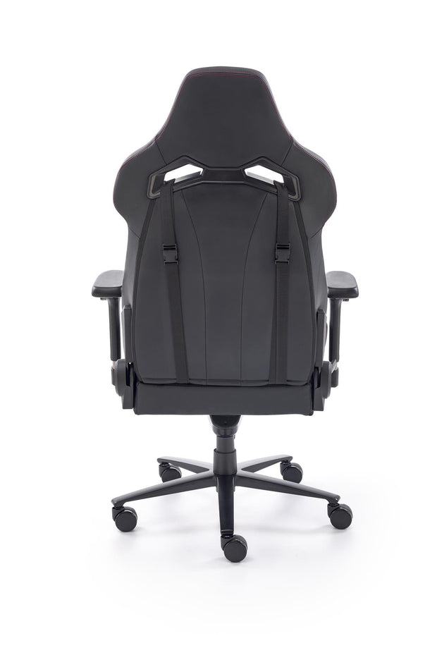 Sedia da gaming in ecopelle Baldur Nero (5)