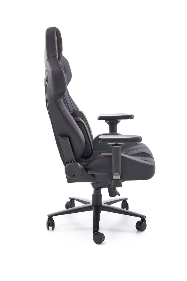 Sedia da gaming in ecopelle Baldur Nero (7)