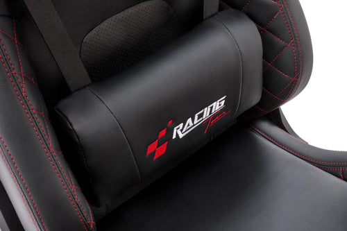Sedia da gaming in ecopelle Chavez Nero (1)