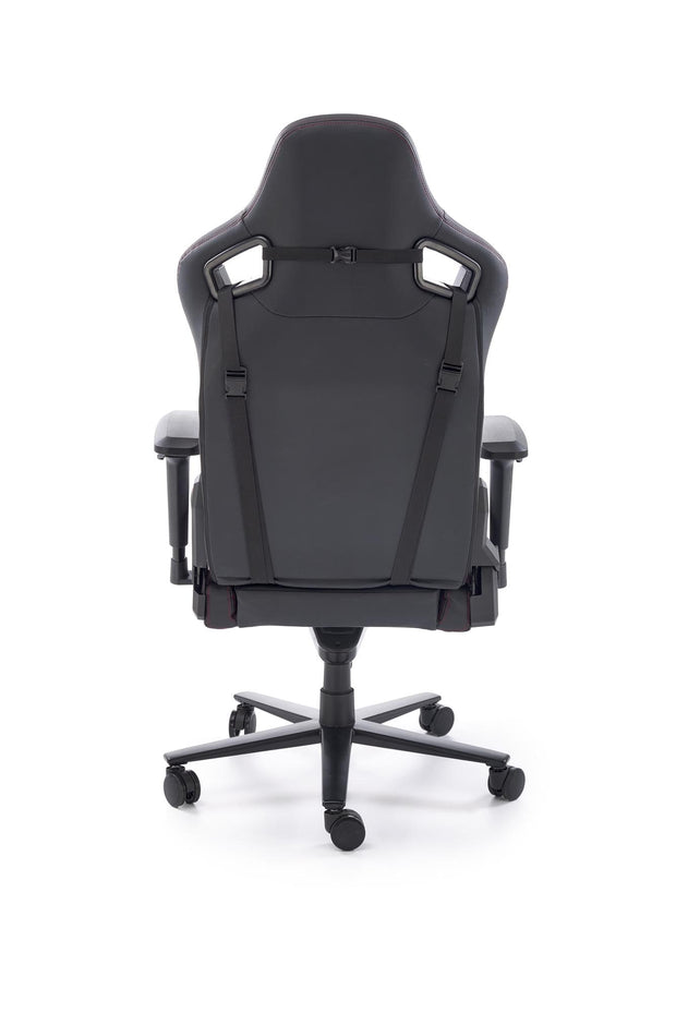Sedia da gaming in ecopelle Chavez Nero (5)