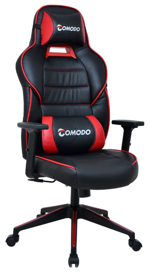 Sedia da gaming in ecopelle Comodo Tokyo Rosso