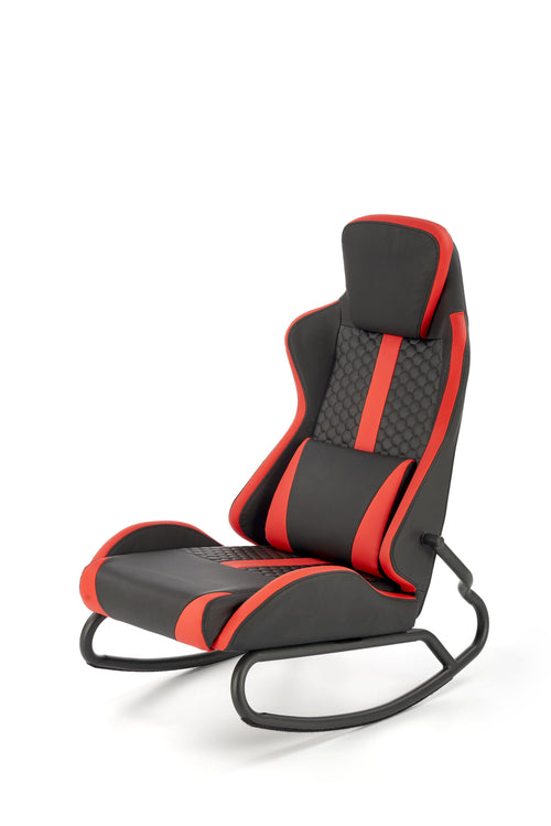 Sedia da gaming in ecopelle Gamer Nero