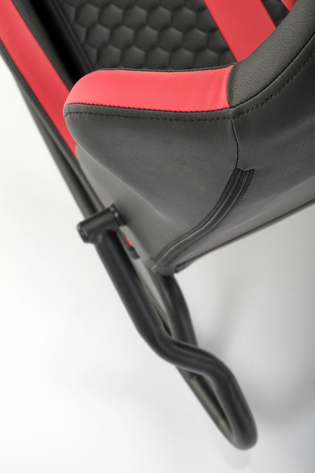 Sedia da gaming in ecopelle Gamer Nero (3)
