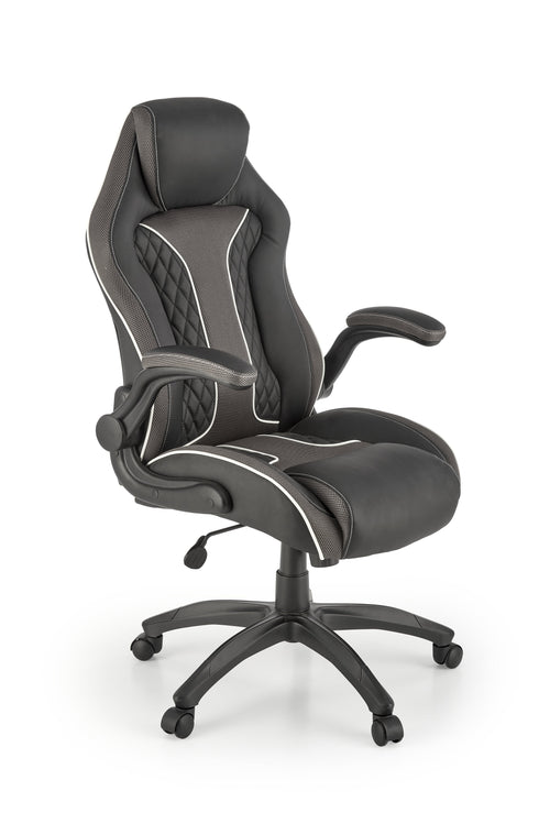 Sedia da gaming in ecopelle Hamlet Nero