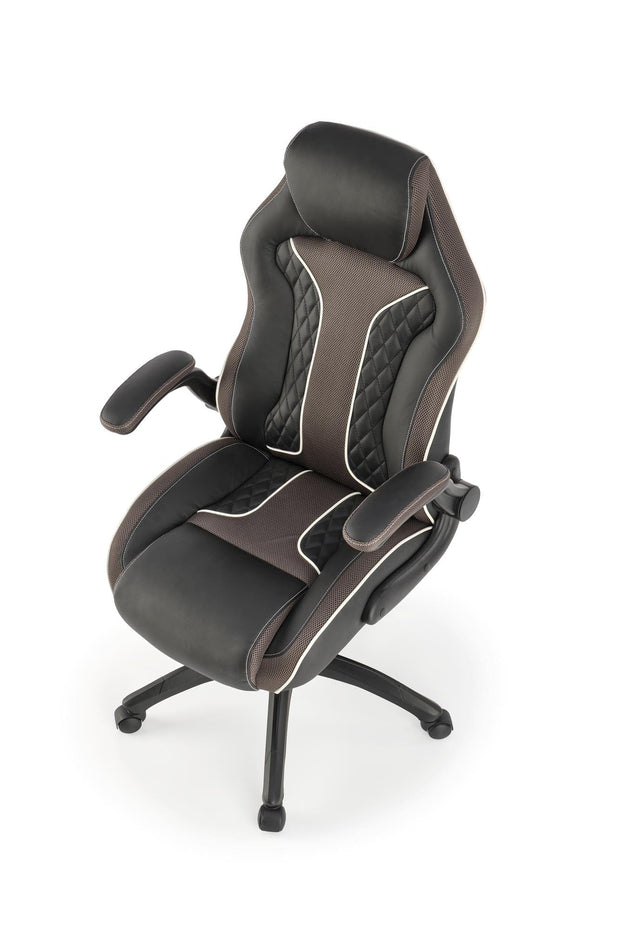 Sedia da gaming in ecopelle Hamlet Nero (2)