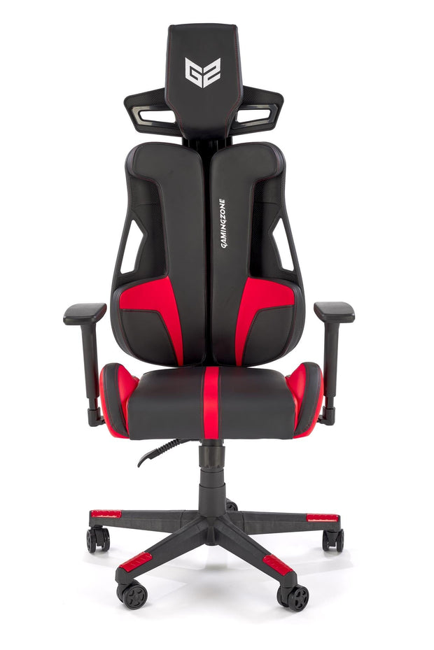 Sedia da gaming in ecopelle Nitro Nero (2)