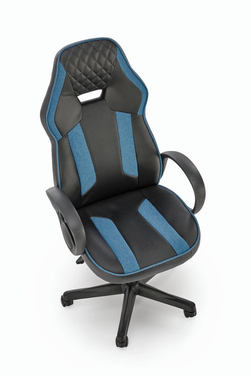 Sedia da gaming in ecopelle Ragnar Blu (1)