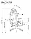 Sedia da gaming in ecopelle Ragnar Nero (3)