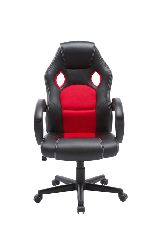 Sedia da gaming in ecopelle Sandbox Nero (1)