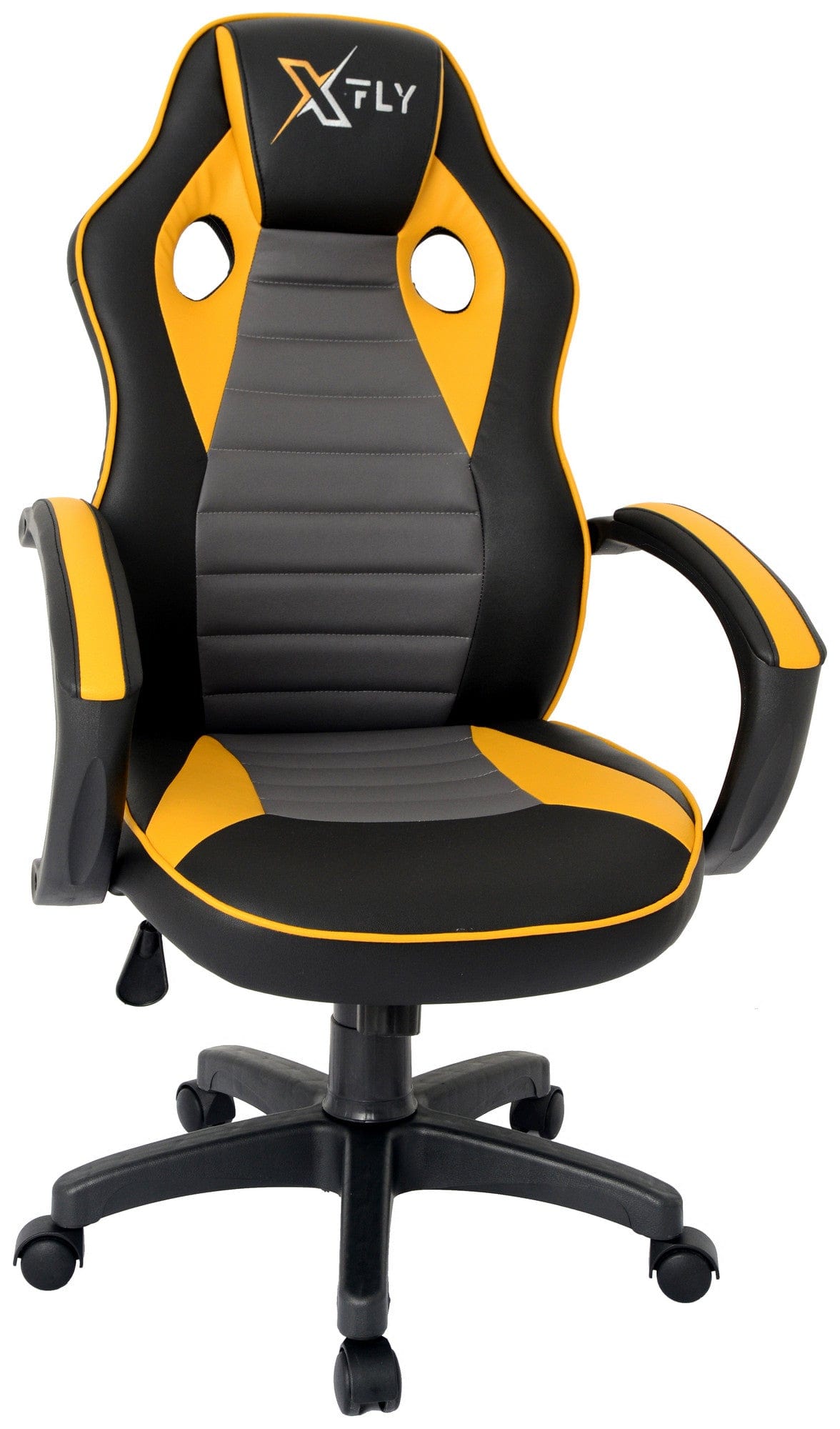 Sedia da gaming in ecopelle XFly Giallo