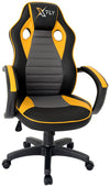 Sedia da gaming in ecopelle XFly Giallo