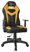 Sedia da gaming in ecopelle XFly Machete Giallo