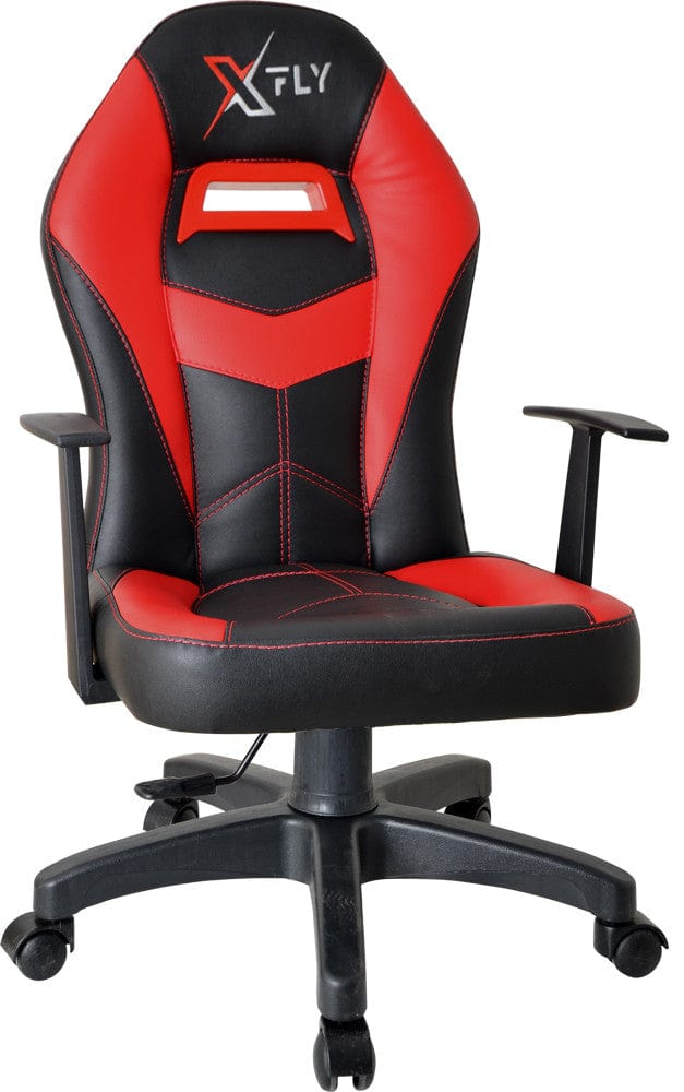 Sedia da gaming in ecopelle XFly Machete Rosso