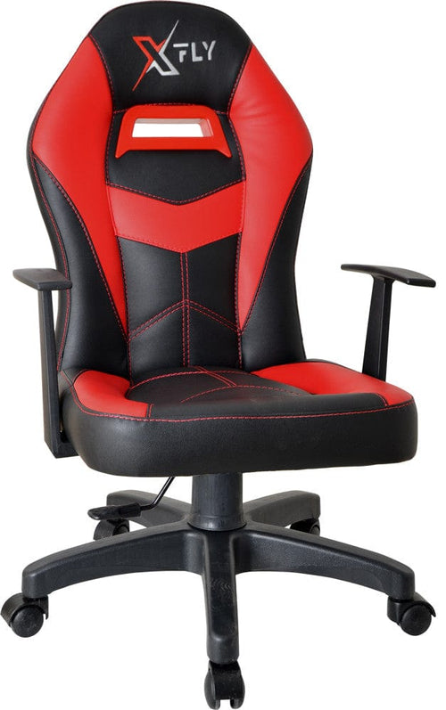 Sedia da gaming in ecopelle XFly Machete Rosso