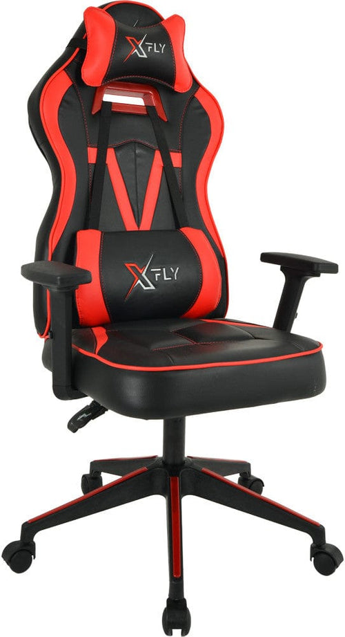 Sedia da gaming in ecopelle XFly Vendetta Rosso