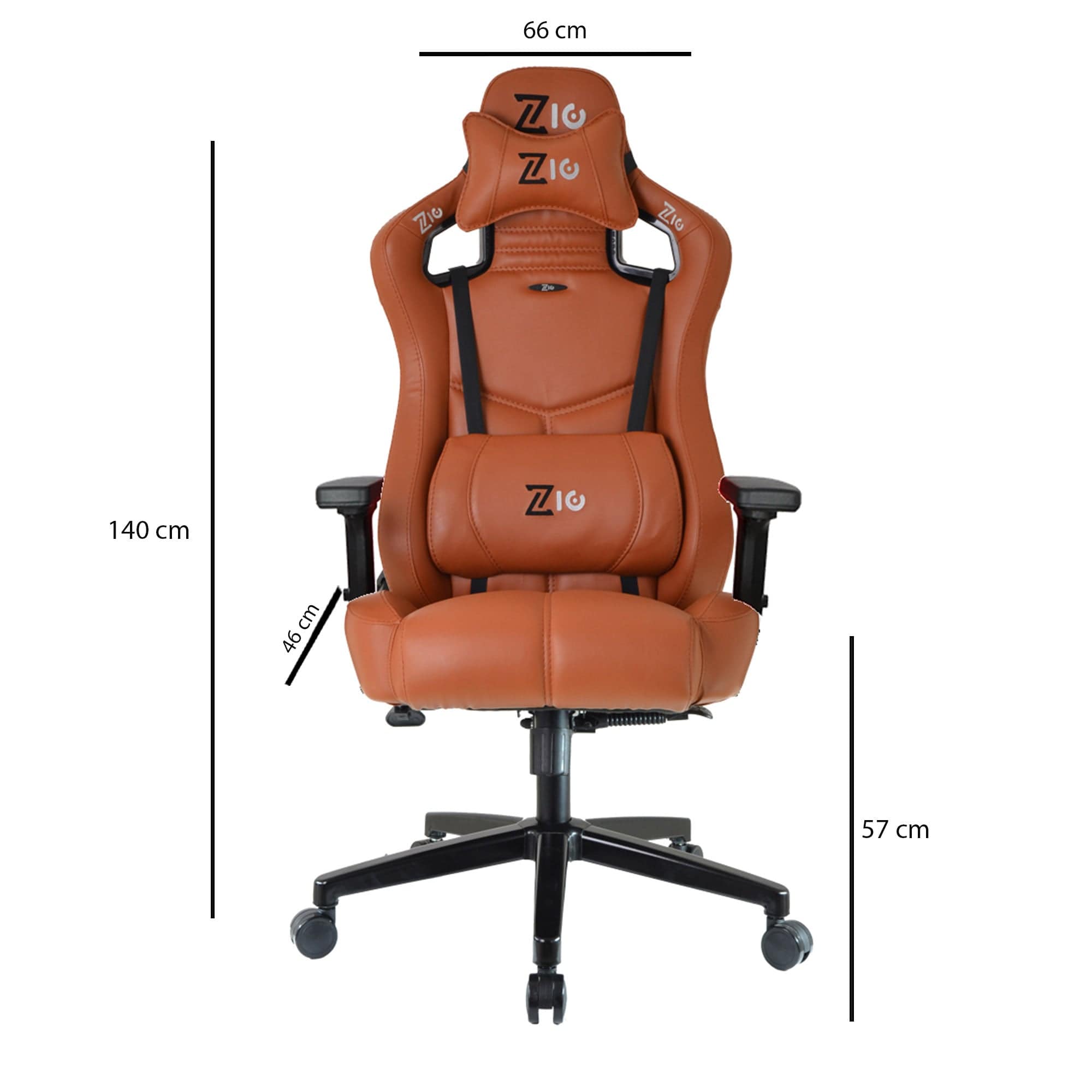 Sedia da gaming in ecopelle Zio Venom Marrone (1)