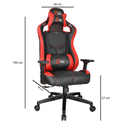 Sedia da gaming in ecopelle Zio Venom Rosso (1)
