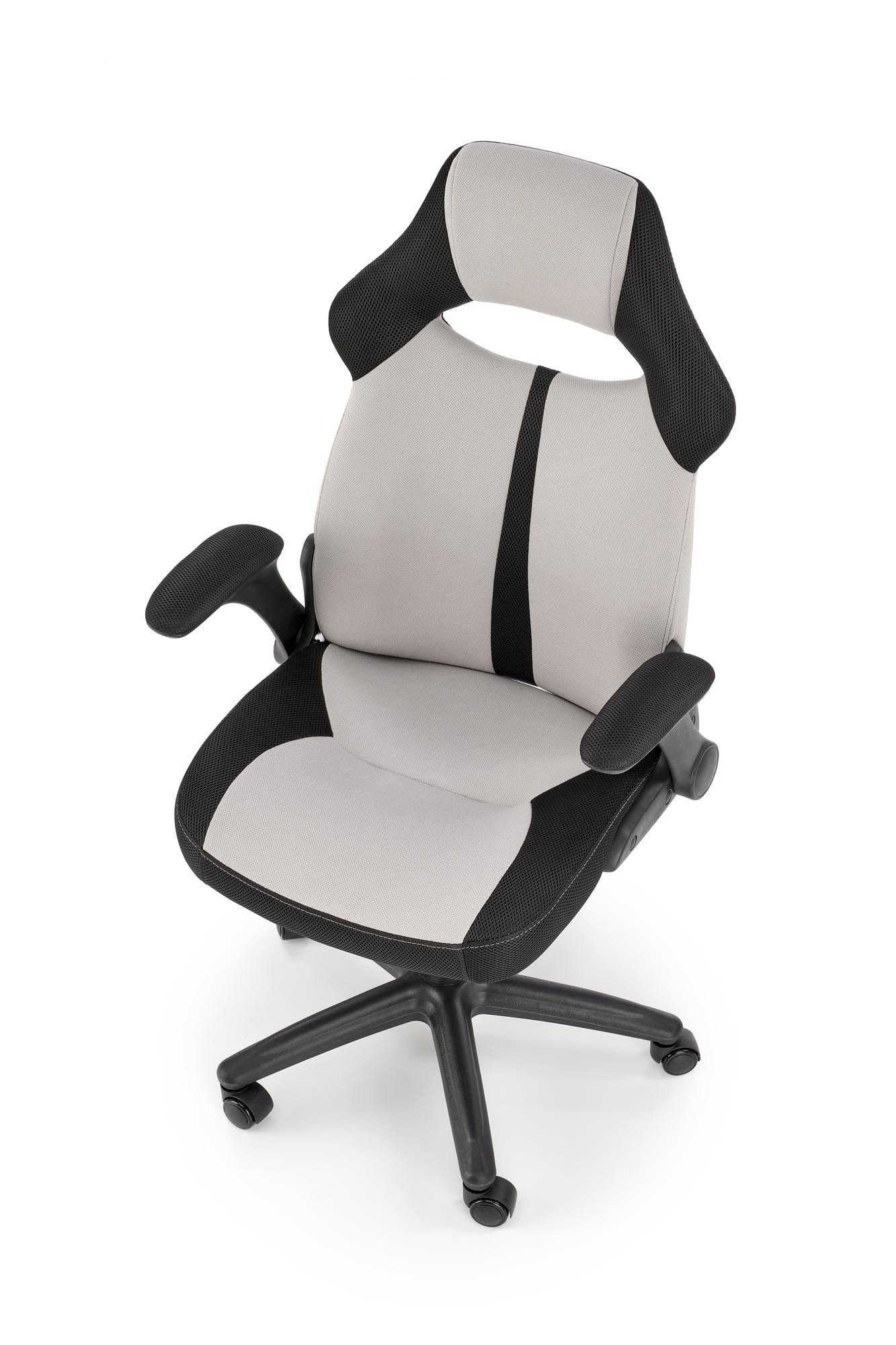 Sedia da gaming in tessuto Bloom Grigio (7)
