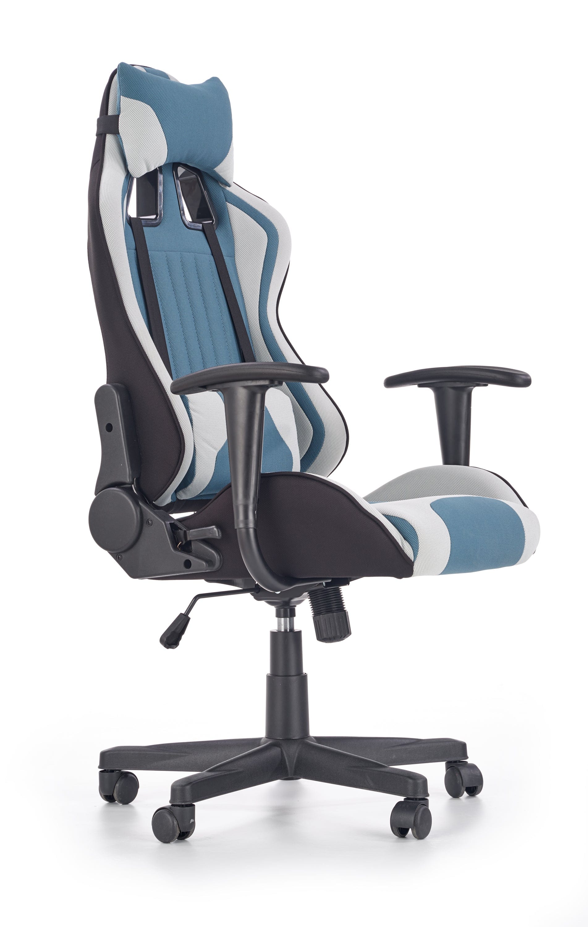 Sedia da gaming in tessuto Cayman Turchese (5)