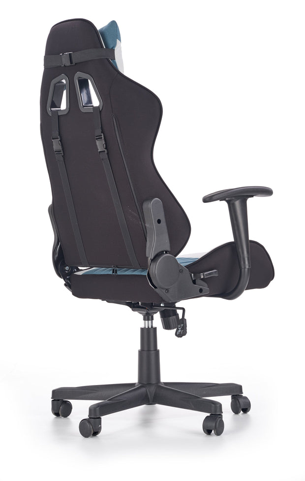 Sedia da gaming in tessuto Cayman Turchese (7)