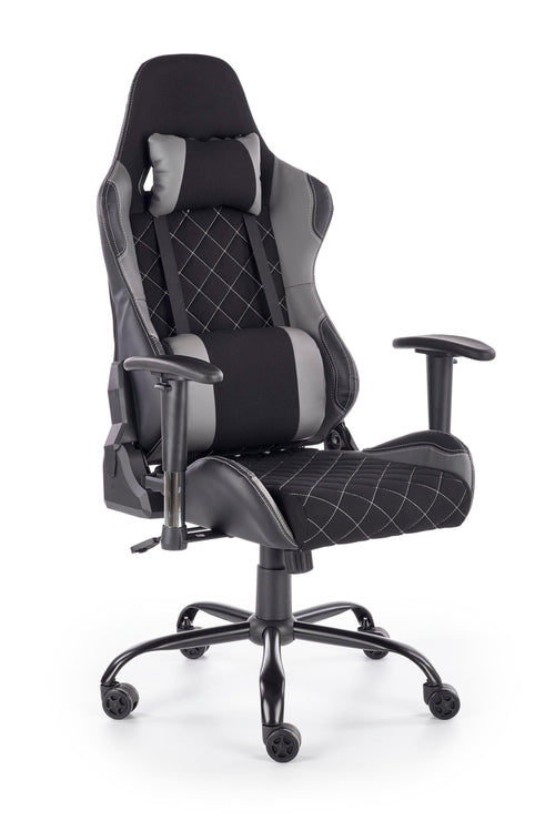 Sedia da gaming in tessuto Drake Nero