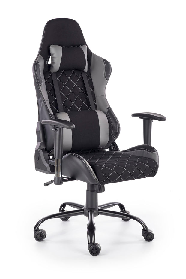 Sedia da gaming in tessuto Drake Nero