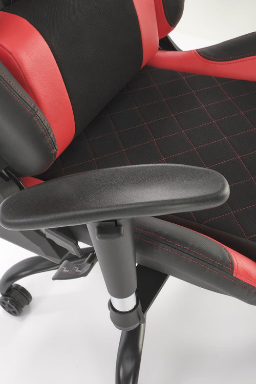 Sedia da gaming in tessuto Drake Rosso (1)