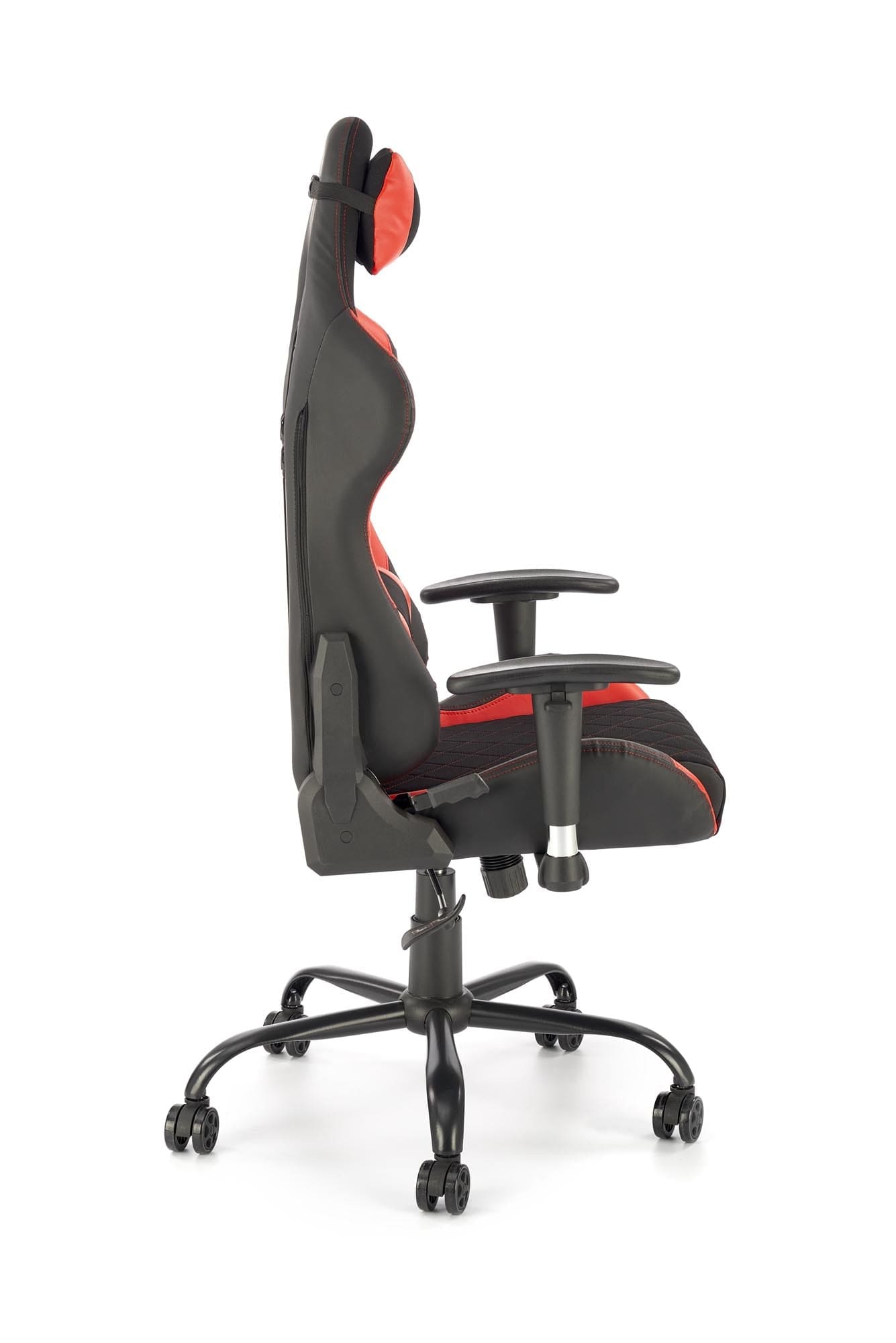 Sedia da gaming in tessuto Drake Rosso (5)