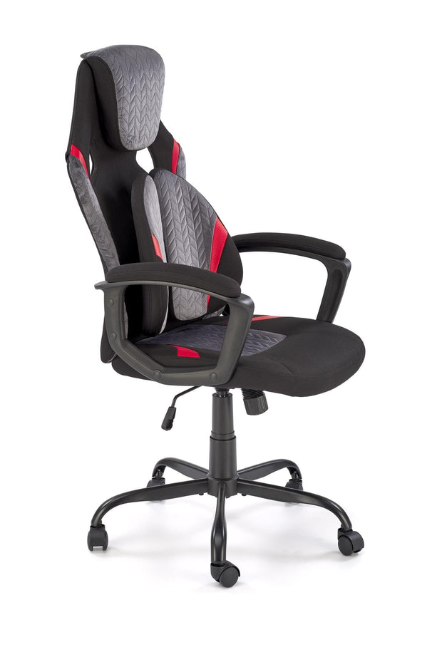 Sedia da gaming in tessuto Jensen Nero (5)