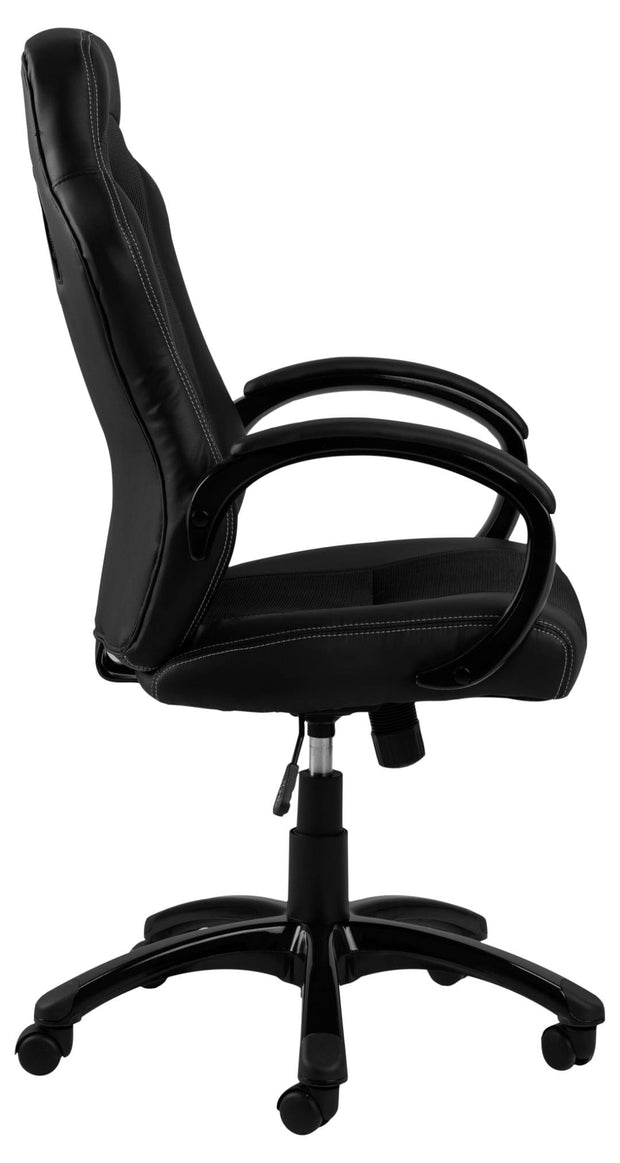 Actona Sedia da gaming in tessuto Race Nero